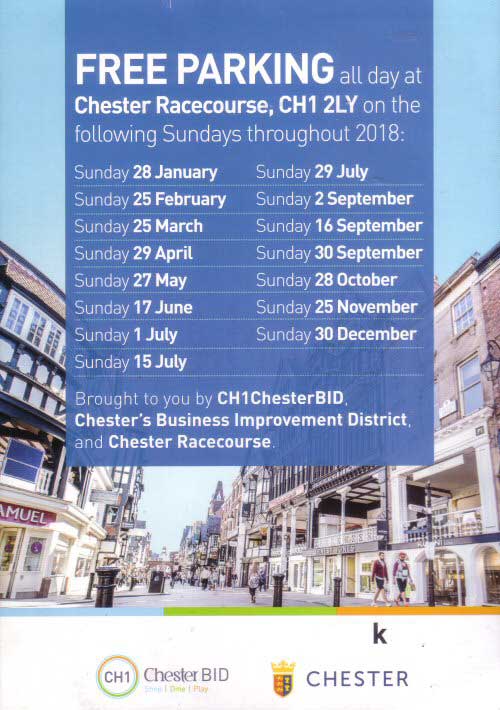 Chestertourist.com - Free Parking in Chester Page One